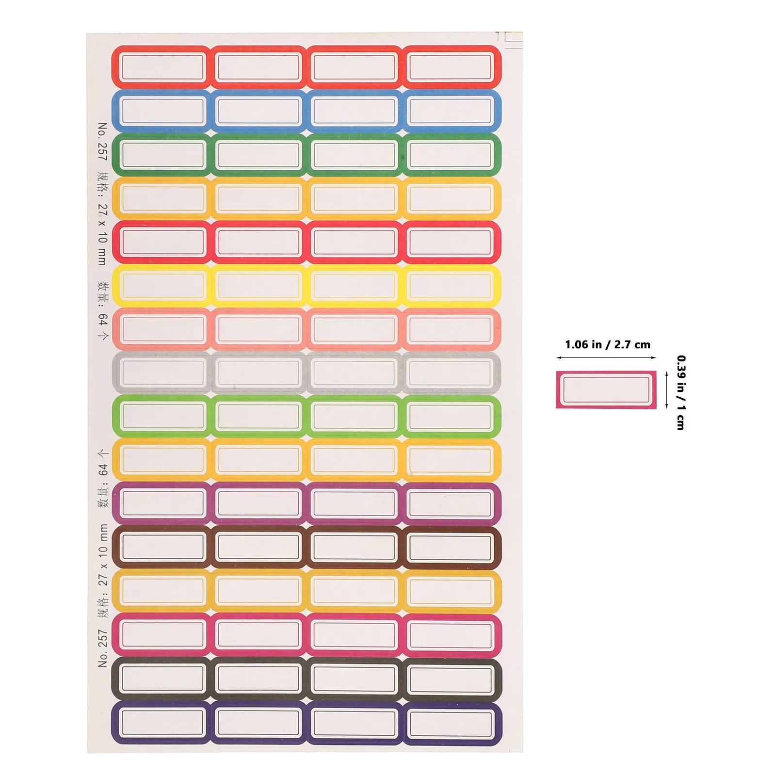 20 sheet Name Stickers Blank Labels School Adhesive Tags Office Halloween Christmas New Year Bottle Label Sticker Waterproof