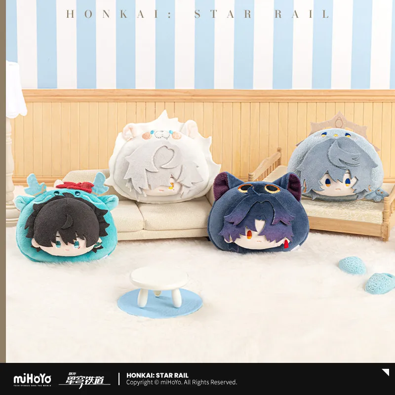 Official miHoYo Honkai: Star Rail Dan Heng Jing Yuan Blade Sunday Boys' Dormitory Series Cosplay Plush Toys Brooch Badge Button