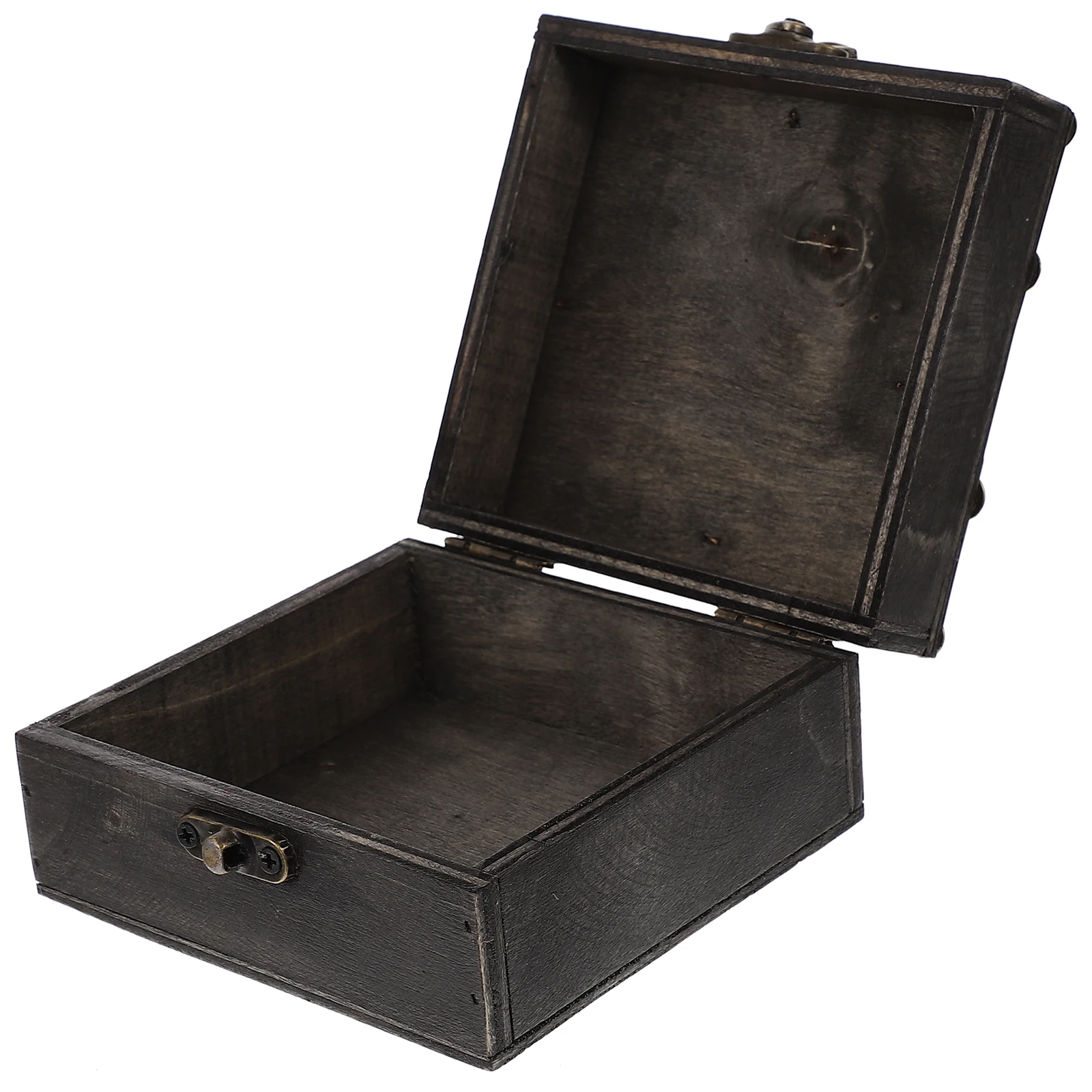

Wooden Retro Jewelry Container Organizer Earrings Vintage Trinket Case Decorative Storage Box Wooden Jewelry Box Storage