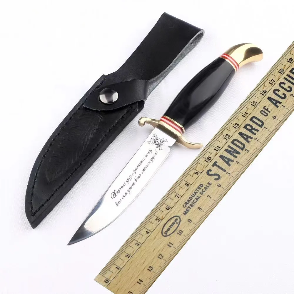 

Охотничий нож из черного дерева для выживания на природе