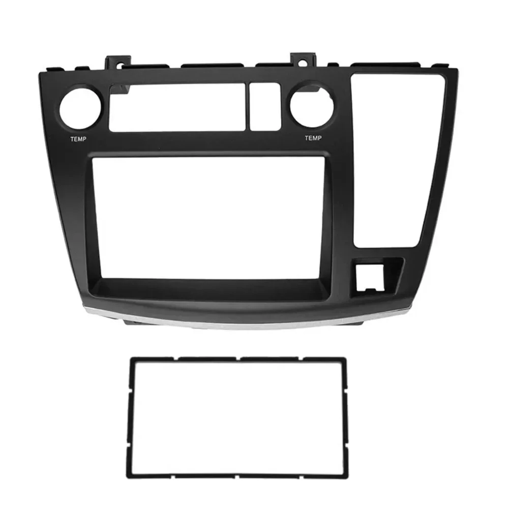 

Vehicle Interior Car Stereo Panel DIY Car Modification Black Aesthetic Enhancement Perfect Fitment ABS Material