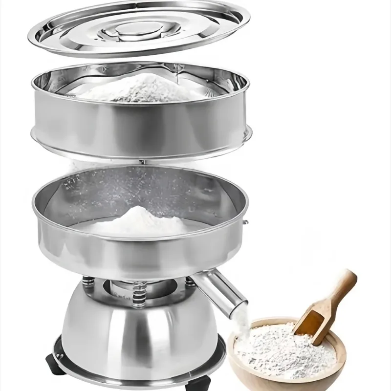 

【Seller's Recommendation】30cm vibrating electrical machine sieve for powder particle electric sieve stainless steel chinese medi