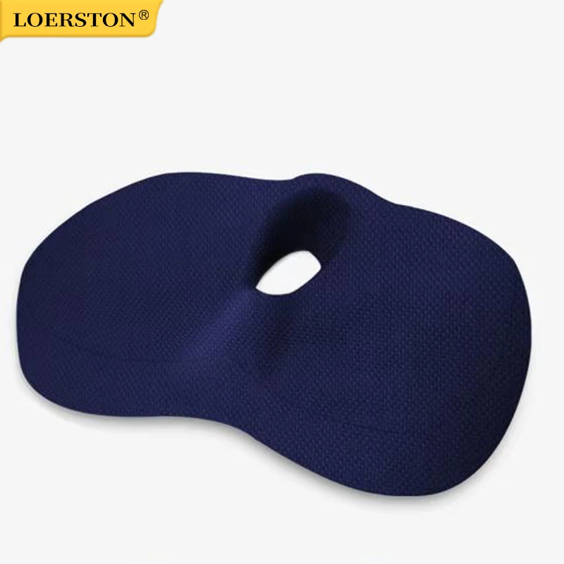 Summer Memory Foam Non-Slip Seat Cushion For Office Chair Tailbone Pain Relief Breathable Mesh Seat Cushion Pillow Pad