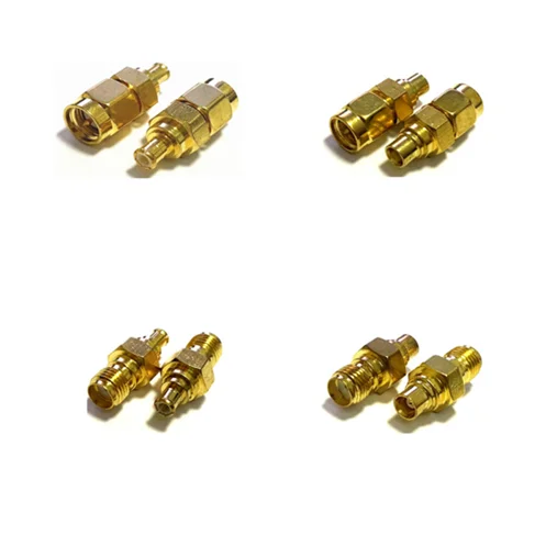 1pc Adapter SMA to MCX Male Plug & Female Jack Kit Antenna RF Coaxial Adapter 50 Ohm RF Coaxial Connector Kits