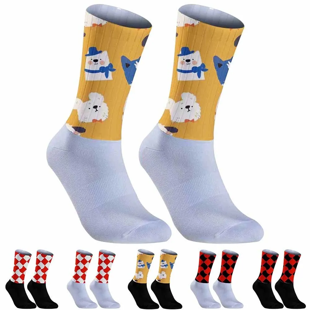 

Cycling Socks Print Skateboard Socks Hip Hop Hip Hop Socks 2024 New Street Fashion Sports Socks