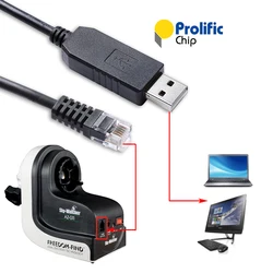 Skywatcher AZ-GTI Mount PC Link Communication EQMOD Cable Prolific USB Uart TTL to RJ12 6P6C AZGTI PC Control Cable