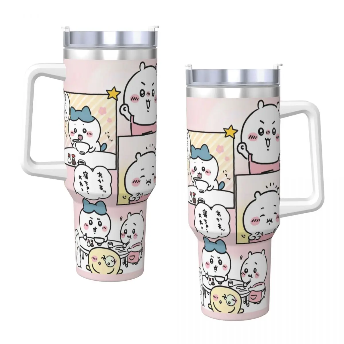 Stainless Steel Tumbler Kawaii Chiikawa Cartoon Thermal Mug Keep Heat Cold and Hot Mugs Cup Travel Custom Water Bottle