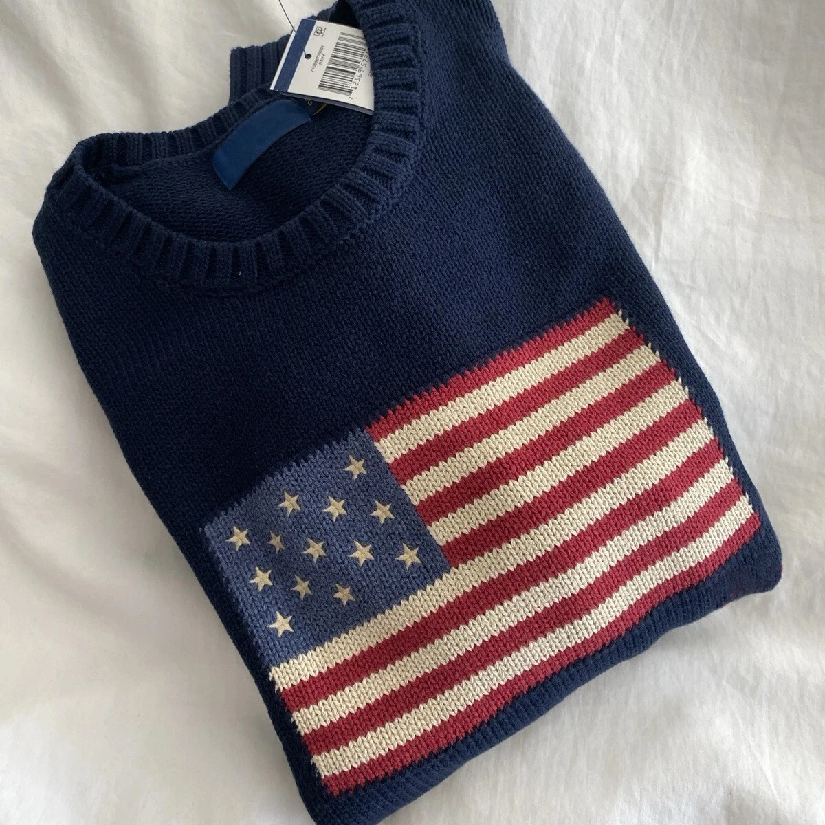 

Свитер с вышивкой в американском стиле ретро, свободный вязаный пуловер с длинными рукавами и круглым вырезом, топы Y2k, повседневный свободный пуловер, свитер, одежда