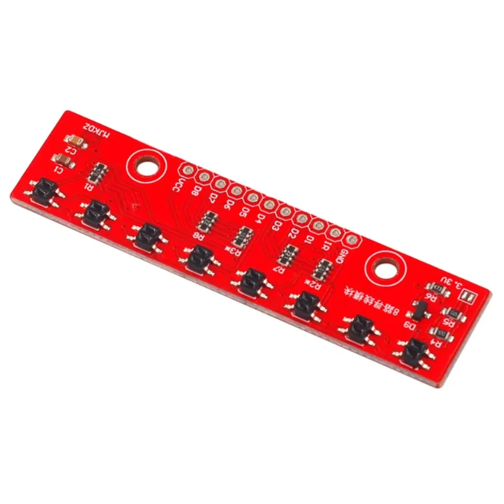 10pcs/lot 8-Channel Line Tracking Sensor Module Infrared Tracing Board for Smart Car Robot Navigation