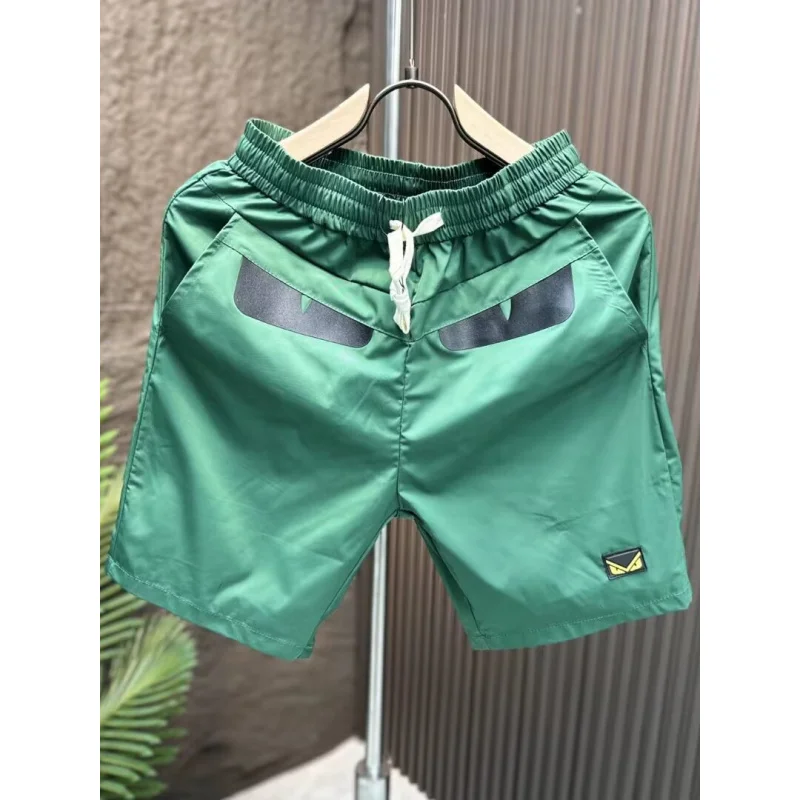 Summer New Casual Shorts Little Monster Five Pants Quick-Drying Beach Shorts