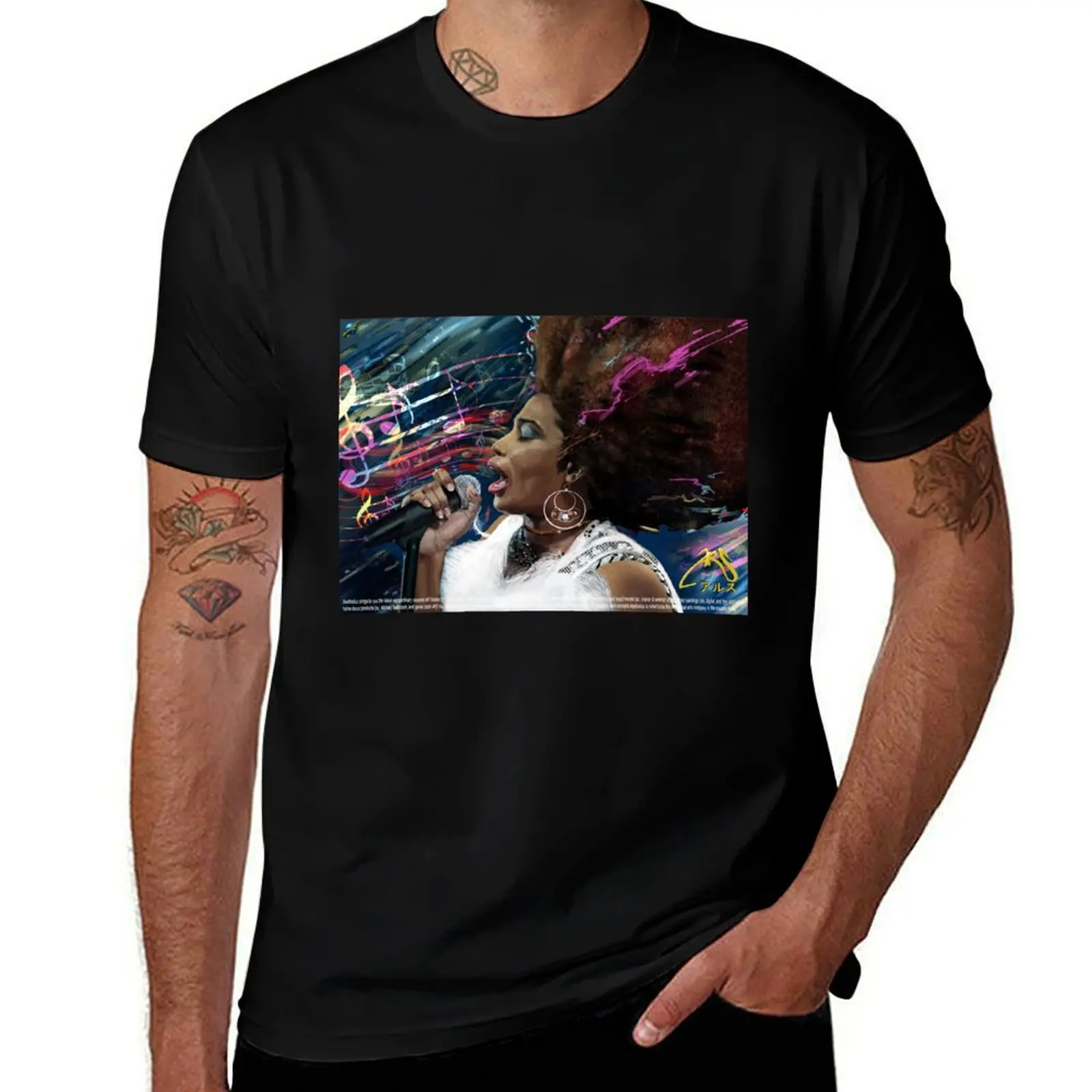 Macy Gray Stripped T-Shirt Dry Fit Running Short Sleeve Top