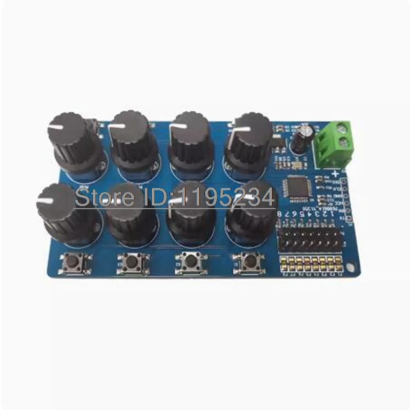 8 Way Channel Servo Controller Module MG995 SG90 Debugging Board Futaba Back Centerer