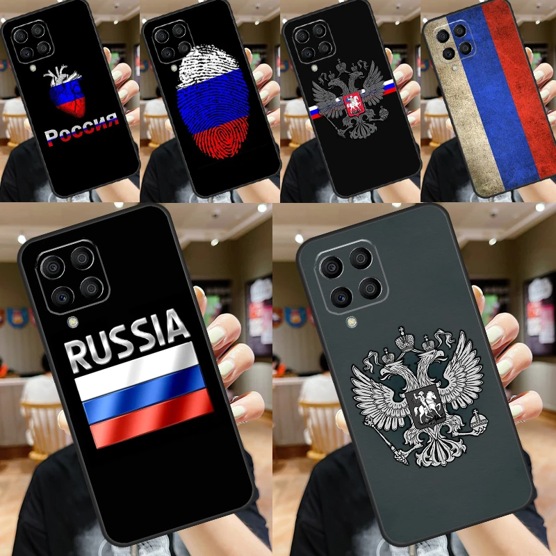 Russian Flag For Samsung Galaxy M15 M55 M31 M51 M21 M11 M20 M13 M33 M53 M52 M32 M12 M34 M54 M14 Case