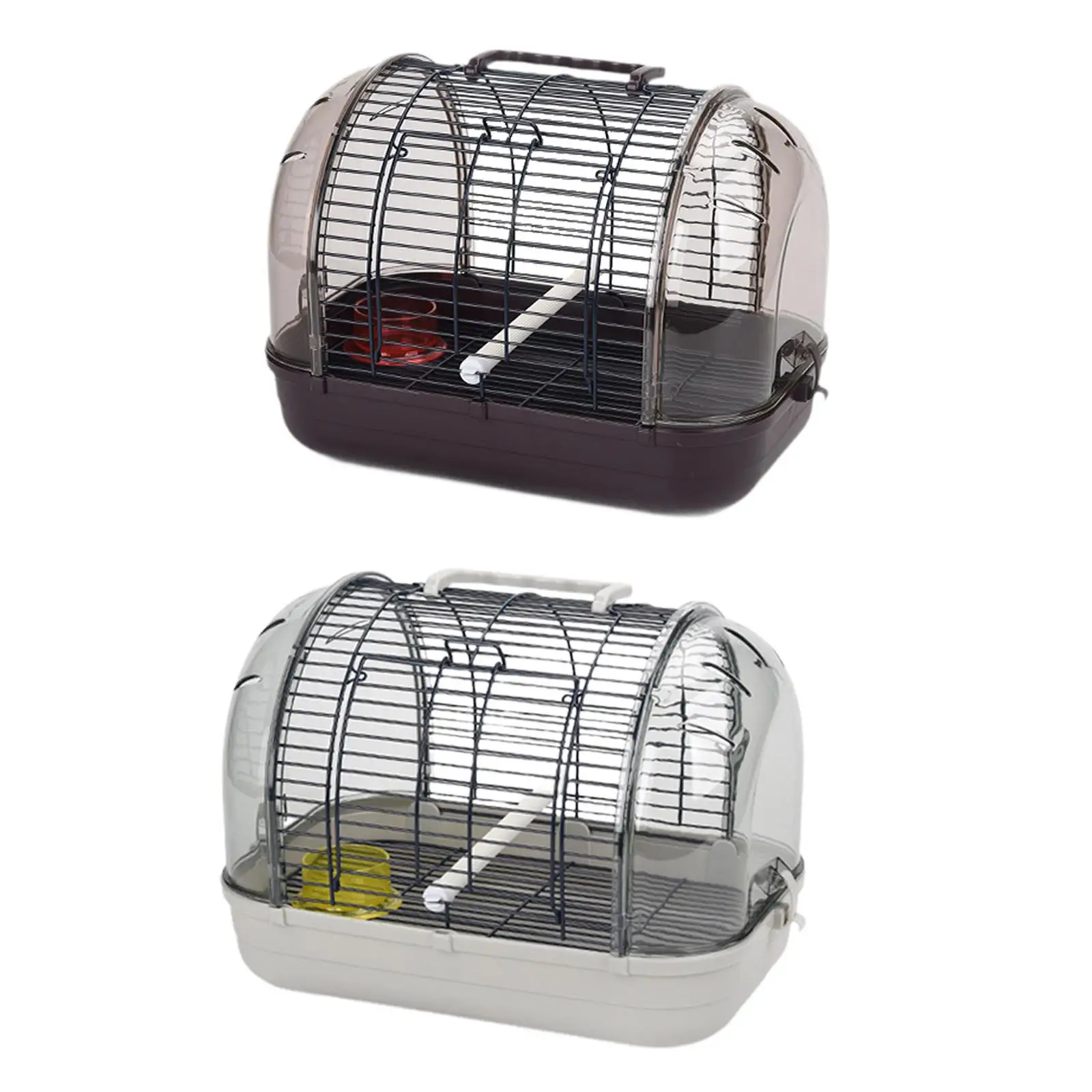 Villa Bird Cage Small Removable Breathable with Stand Stick Bird Travel Cage for Parakeets Parrotlets Canary Budgies Birds