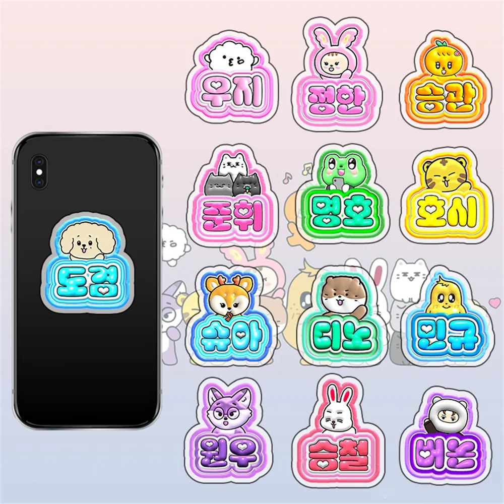 KPOP Idols INS Style Phone Stand DION WONWOO DK HOSHI WOOZI THE8 MINGYU JOSHUA Acrylic Phone Holder Adjustable Daily Supplies