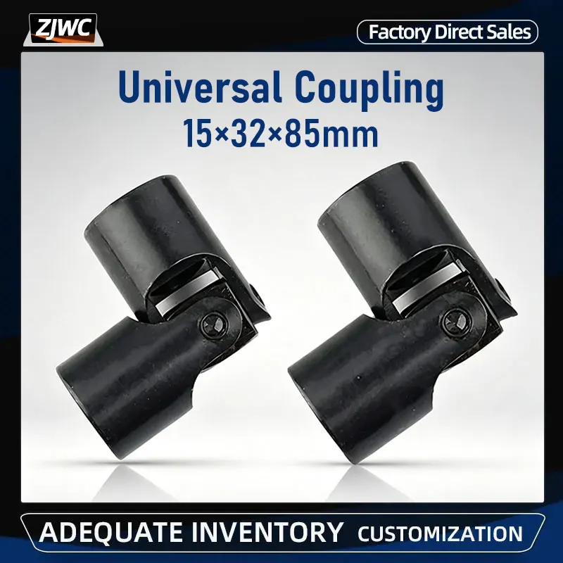 15x32x85mm Universal Driveshaft Coupling Single U Joint for CNC Motor Shaft
