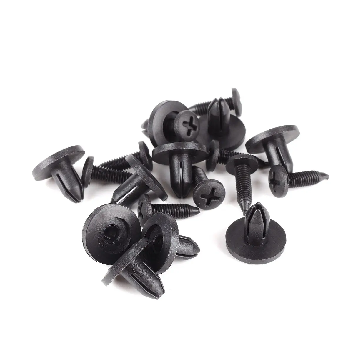 

100pcs Bumper Plastic Retainer Fasteners For Car Fender Door Trim Plastic Push Push Retainer Clips Bumper Fastening Automotive