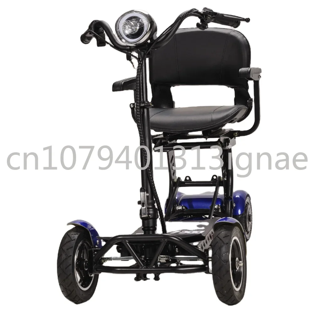 

Handicapped enhance foldable perfect travel transformer 4 wheel electric folding mobility scooter convenient for elderly