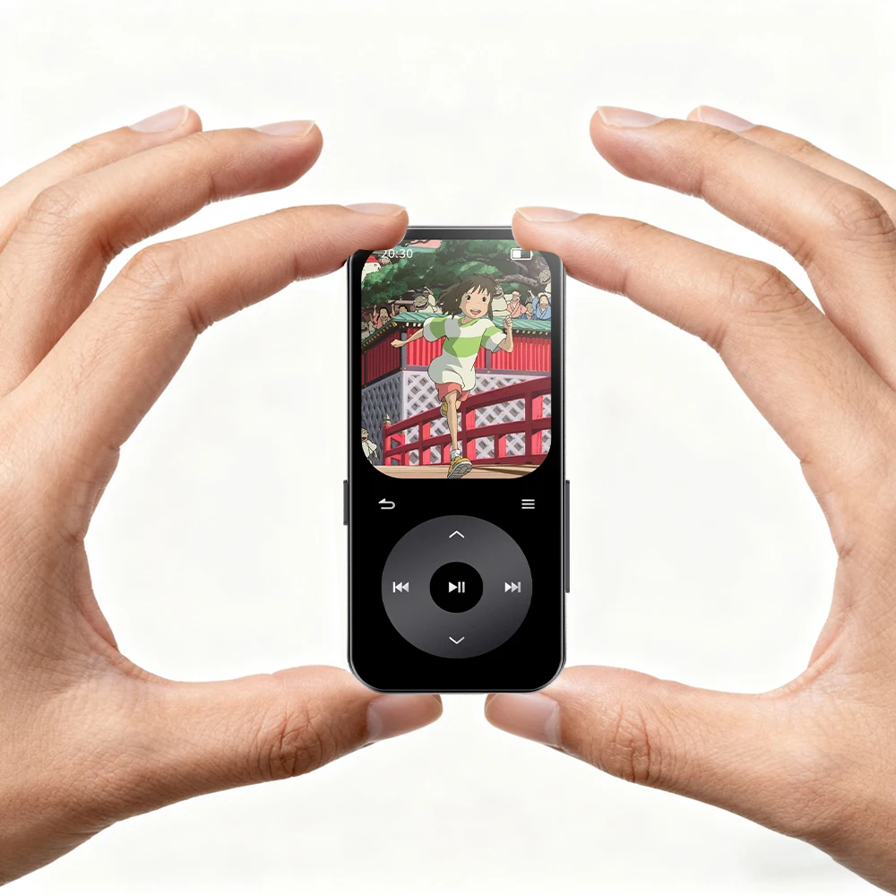 

32G Famue mini Compact Standalone MP3 Player for Students, Bluetooth 2'' IPS Display with HiFi SQ Classroom & Meeting Recording