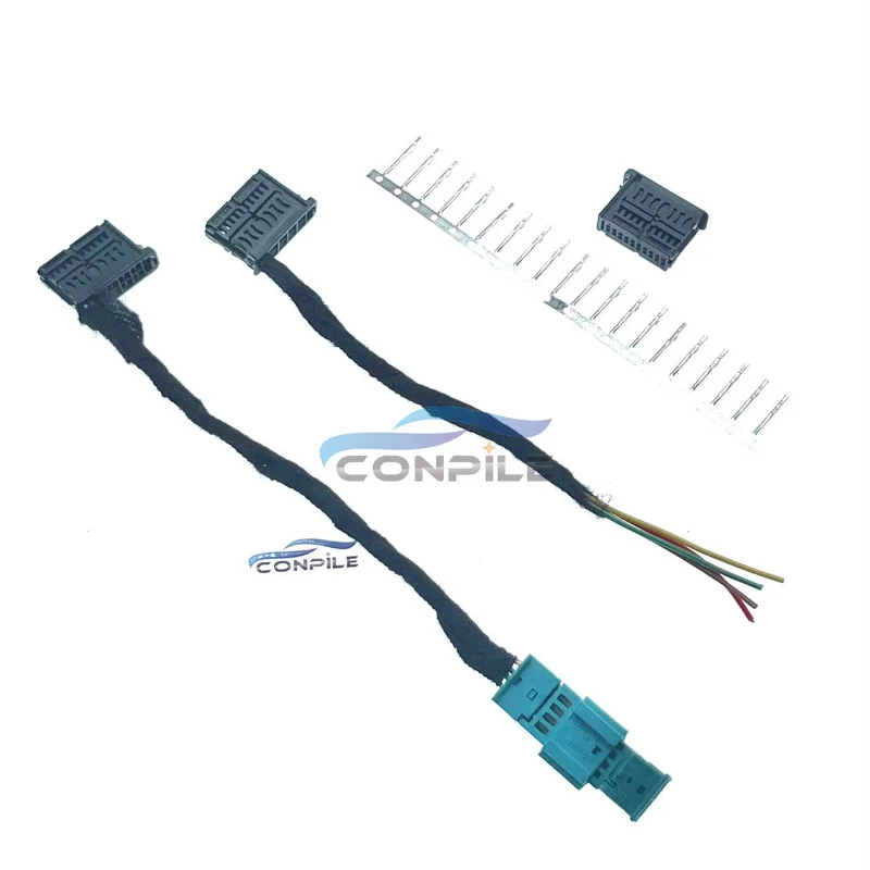 6/10/12pin for BMW EVO host programming connector Ethernet plug interconnection driving OABR plug reversing video shell