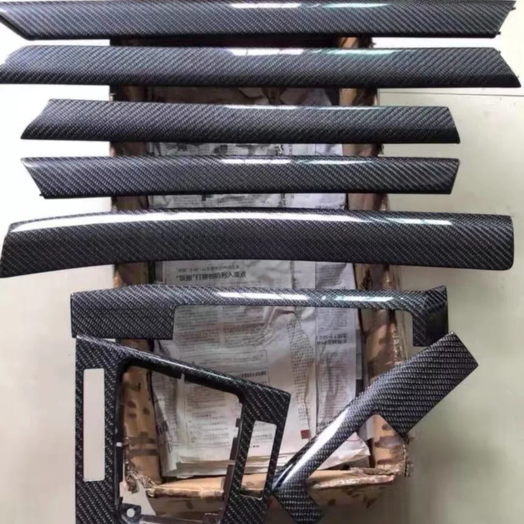 

Real Carbon Fiber Interior Moulding Trim center console door sill panel For BMW3 Series E46 1998~2005 Dashboard replacement