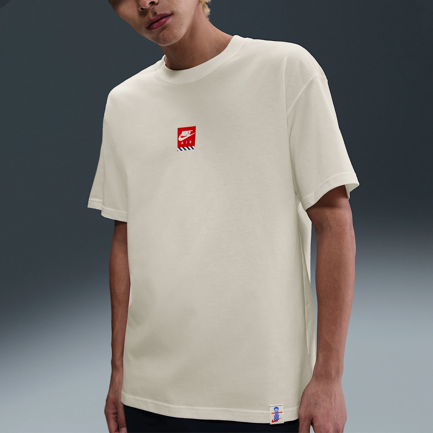 

Nike Authentic Sportswear Men's Ribbed Collar Pullover Casual T-Shirt HJ0769-133