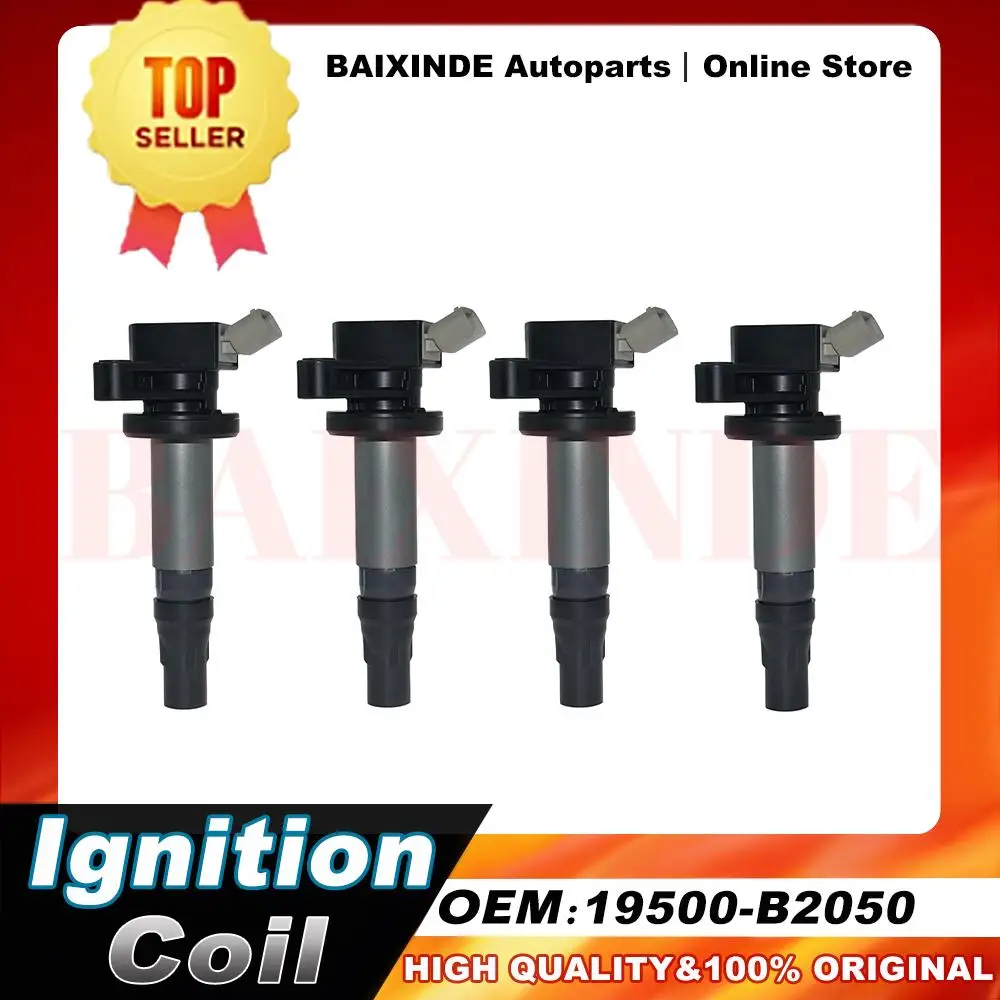 

1/4PCS Ignition Coil 19500-B2050 For MILATCOT Mira Daihatsu Tanto L375S Series