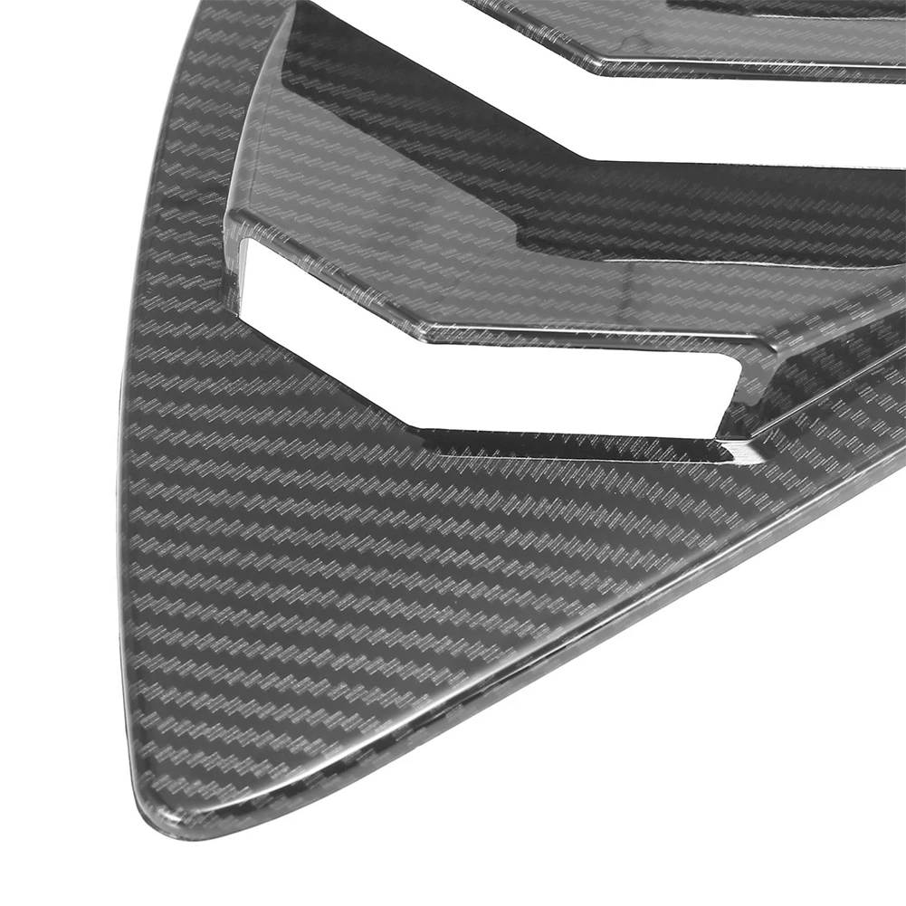 

None Louver Cover Door Glass Cover For Ford For Fusion For Mondeo 43.7*29*28.3cm ABS Carbon Fiber Door Glass None