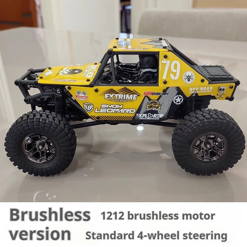 New1/24 Rc Crawler Car Udirc Ucx2405 4wd Mini Climb Racing Brushless Motor 4 Wheel Steering 3 Speed ​​Transmission RTR Toy