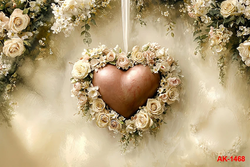 발렌타인 데이 꽃 사랑 장미 하트 사진 배경, 행복한 사진 배경