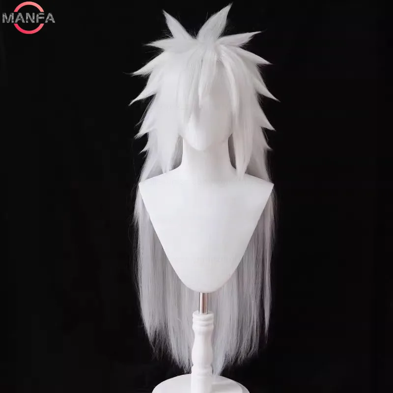 うちはマダラ-コスプレ用ウィッグ,合成毛,耐熱性,長い - AliExpress