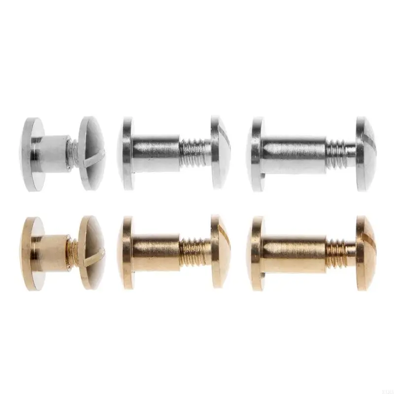 KXRA 10PAIRS SCROW POST POST SREAK LAIM ปุ่ม SOLID BEALT SCROW