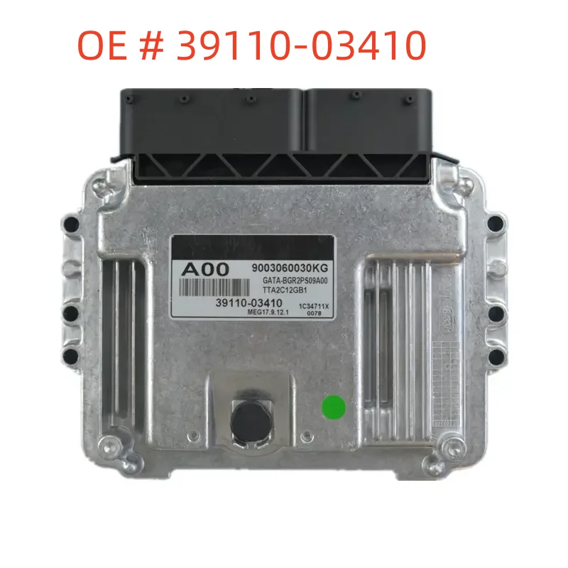 

High quality 39110-03410 3911003410 MEG17.9.12.1 Car Engine Computer Board ECU Electronic Control Module Fit For Hyundai