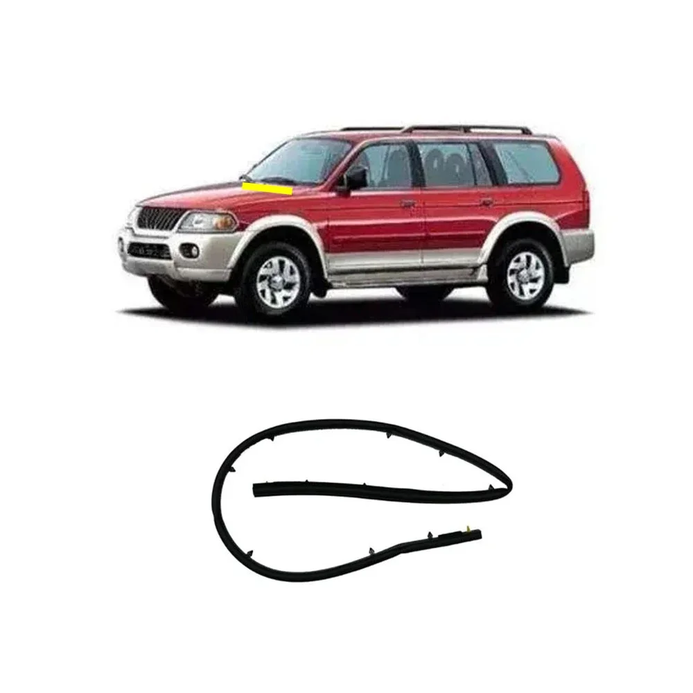 1 stks Kap Achter Rubberen Afdichting voor Pajero Sport 2000-2006 Motorkap Strip voor Montero K80 K90 Body Motor beschermen Afdichting MR 371437