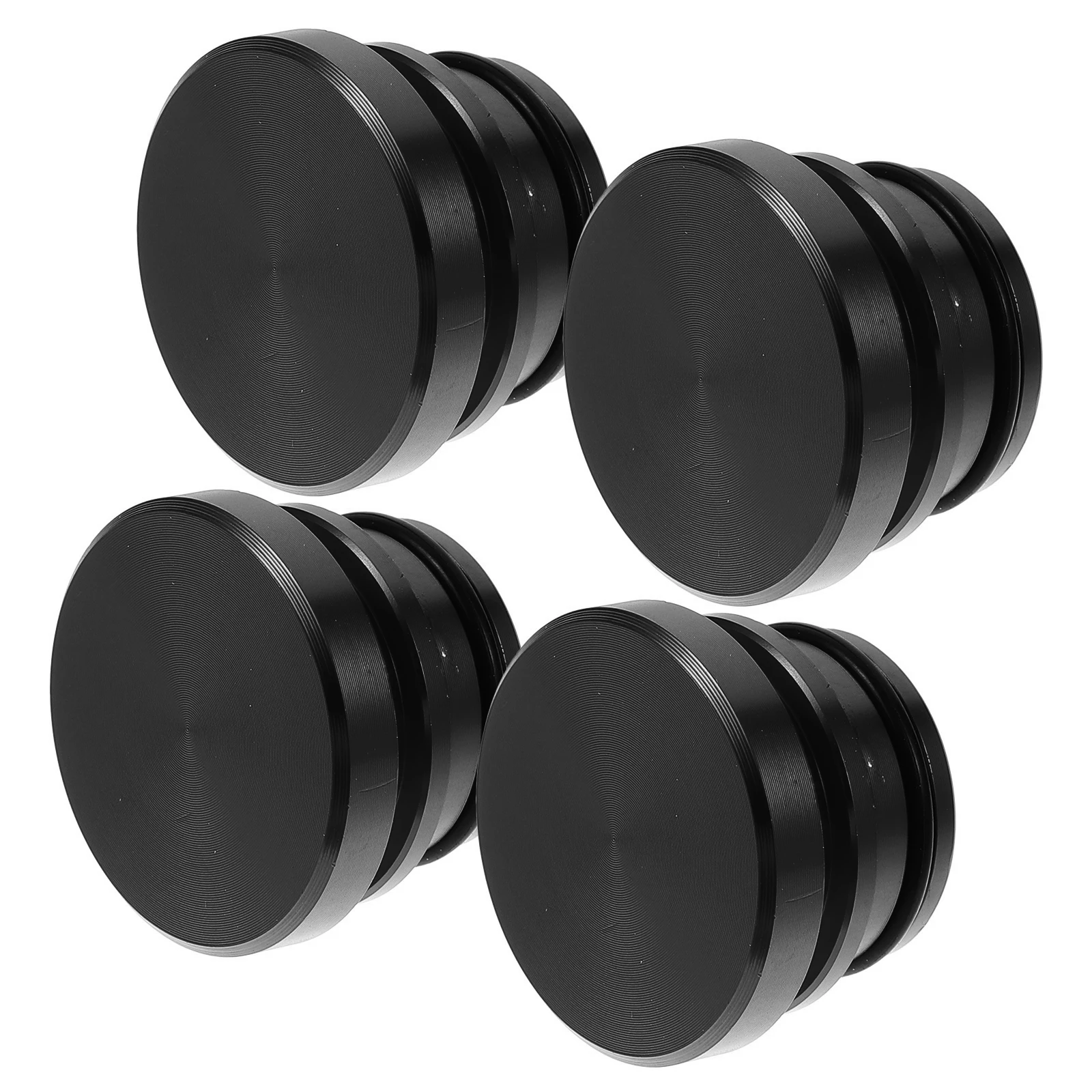 

4pcs Cigarette Lighter Plug Dust Cap Cover Socket Protection Black Car Automotive Supplies Waterproof Durability Style