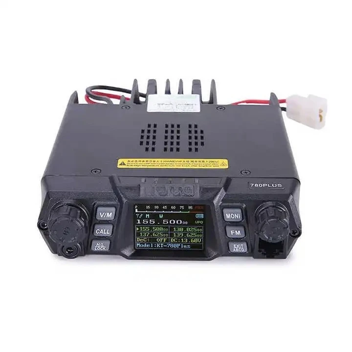 KT-780Plus High Power 100 Mobile Amateur Walkie Talkie with VHF UHF Car for Radio for Car and Walkie-Talkie Users