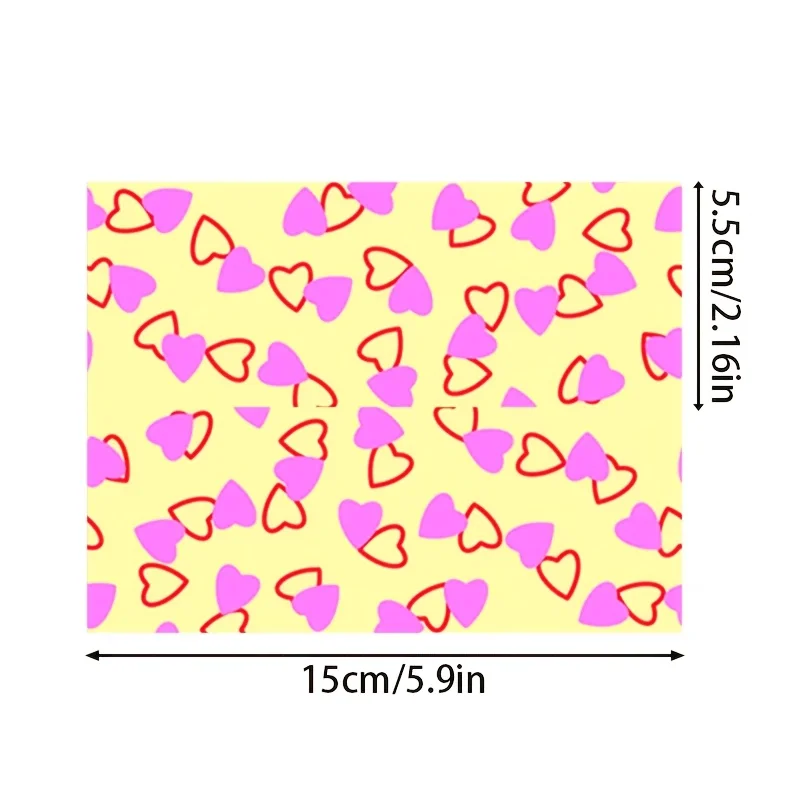 1Pair 2D Flat Pink Heart Crank Arm Vinyl Sticker, Waterproof Decal for Bike Crankset Decor, Holiday Gift