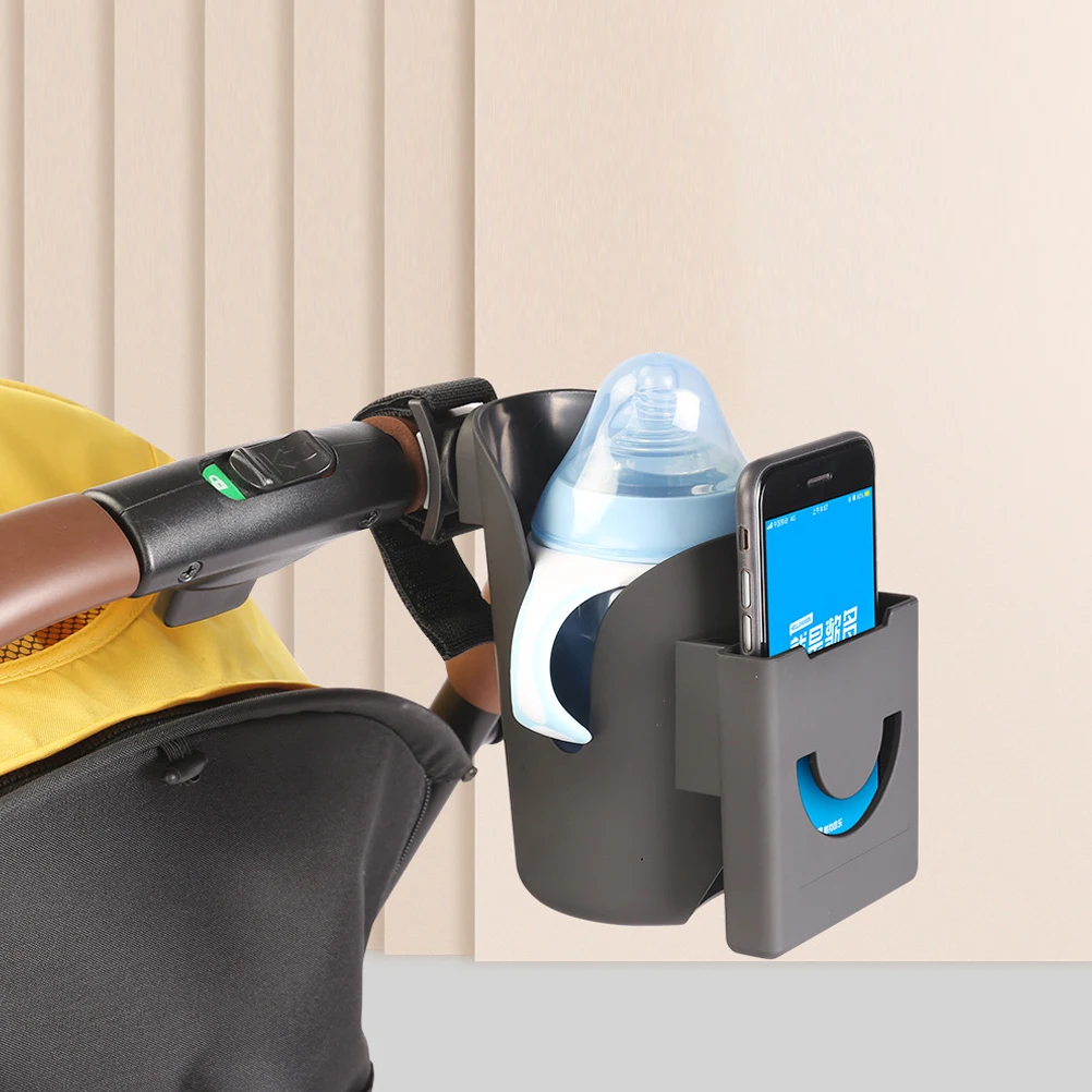 

Cup Holder For Stroller Rack Mobile Phone Stand Durable Water Bottle Holder Universal Feeding Bottle Shelf Cart