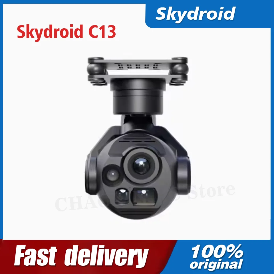 

Skydroid C13 High-Definition Multifunctional Three-Light Gimbal 30x Zoom ALTarget Locking Three-Axis Stabilization Camera
