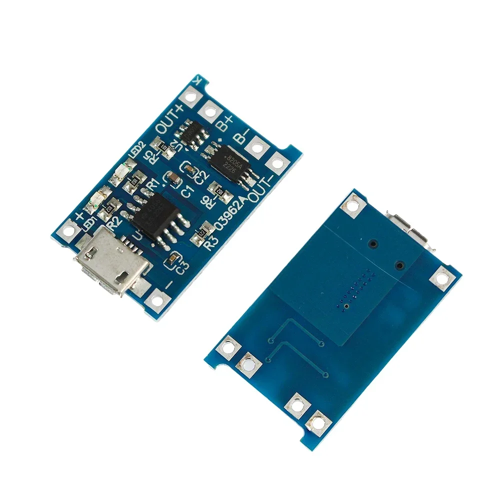 18650 Lithium Battery Charger Module, Micro USB 5V Step-Up Charging Board for Arduino DIY Electronics