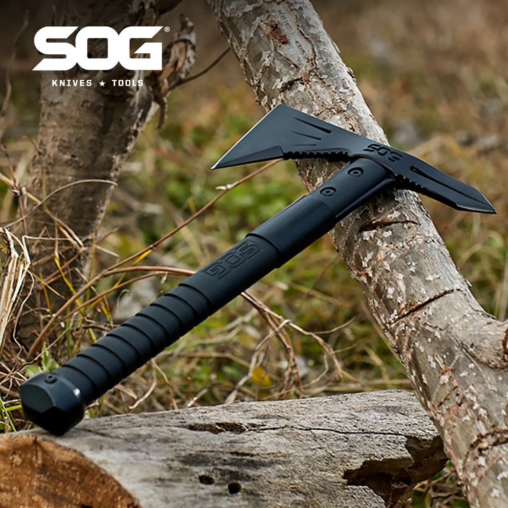 SOG Voodoo Hawk mini hatchet Multitool Survival Hand Tools Jungle Hunting Axe for Outdoor Camping, Sports, and Cutting Firewood