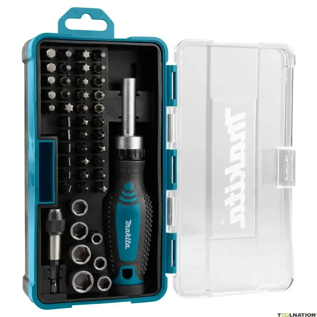 Imagem -04 - Makita-ferramentas Manuais Acessórios para Ferramentas Elétricas Soquete de Catraca Chave de Fenda Bit Grupo 47 Pcs B36170