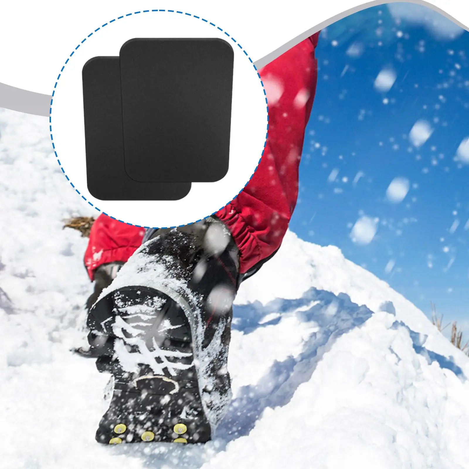 Premium Snowboard Shin Protector Pad Thickened Ski Shin Guards Comfort Protection for Unisex Adults Skiing and Snowboarding