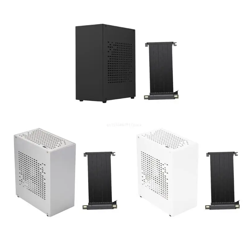 

A07 Desktop Mini ITX Chassis Game Independent Graphics Card All Aluminum Case Supporting Small 1U Power Supply Dropship