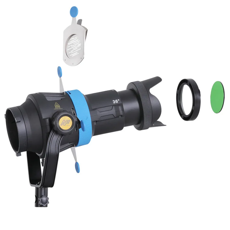 Professional Optical Condenser Sn-28 with Bowens Stand for LED Video Lights, Portrait Photography, and Background Enhancement