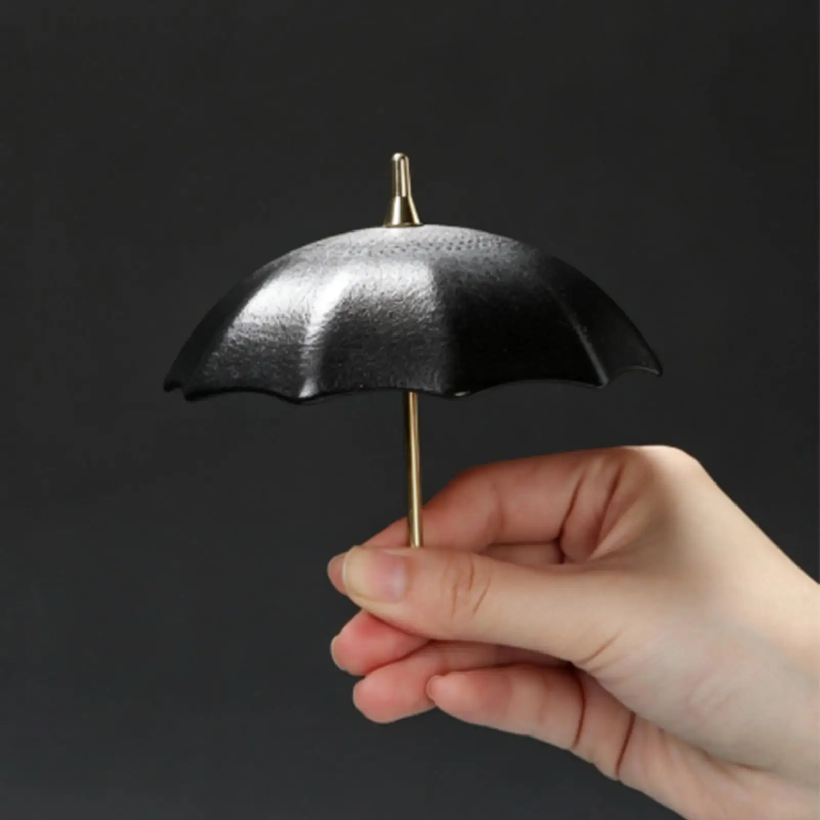 Tea Strainer Umbrella Design Ceramic Leaf Colander with Stand Strainers for Loose Tea for Enhances Flavor Softens Water Cooking