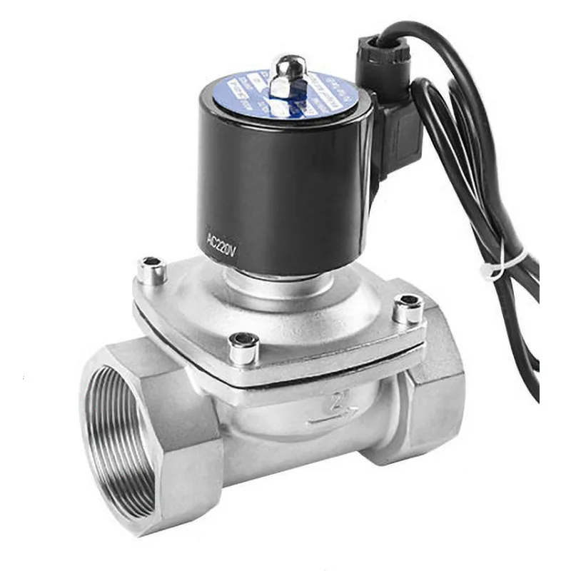 

2" Stainless Steel Fountain Solenoid Valve 220V 110V 24V 12V 24V Normally Closed Waterproof Solenoid Valves For Underwater