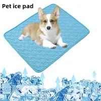 Summer Dog Cooling Mat Pet Ice Pads Cat Breathable Blanket Cat Washable Sofa Breathable Pet Dog Bed Pet Car Seat Cushion Sofa