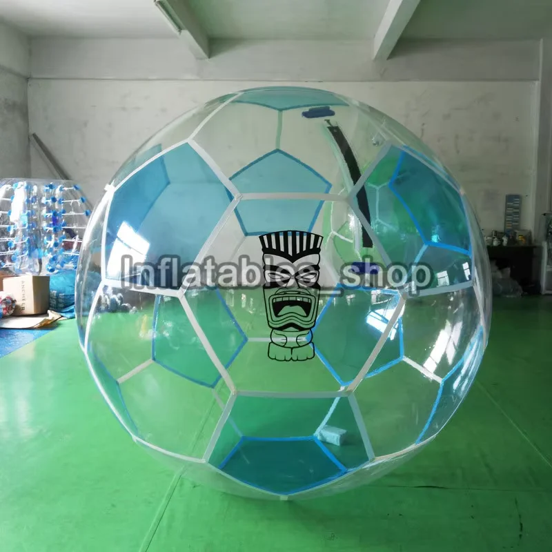 2m diameter 0.8mm thickness PVC Inflatable Zorb Water Walking Ball Walk On Water