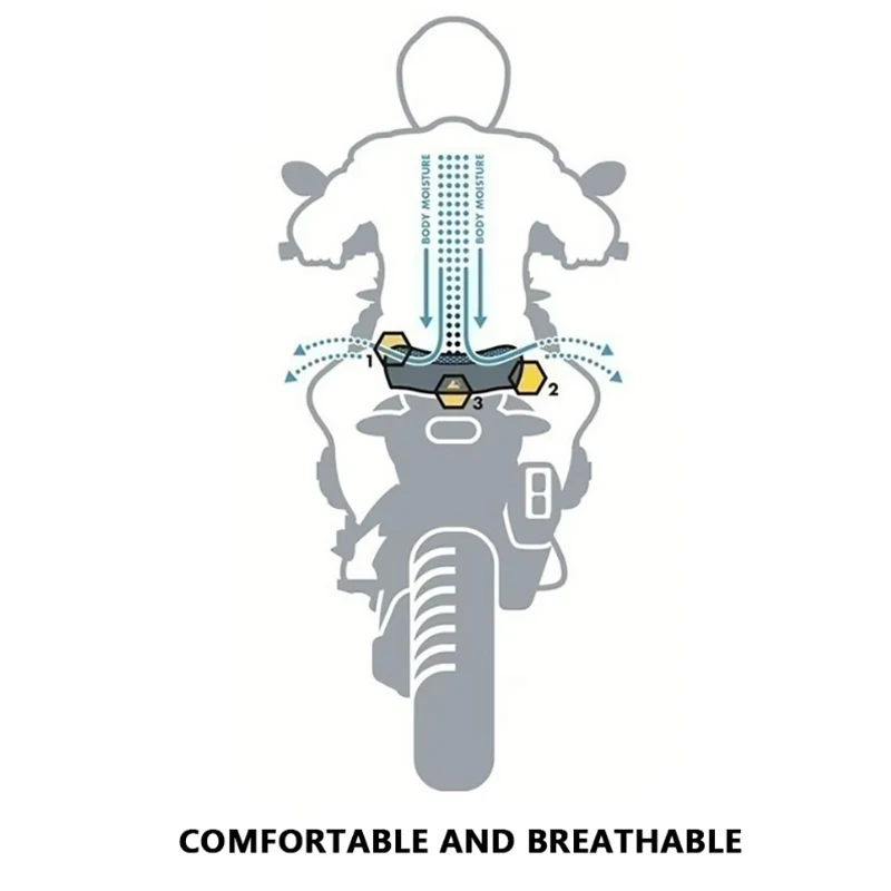 غطاء مقعد يوفر تهوية للهوندا ، إكسسوارات الدراجات النارية ، وسادة حماية ، سرج من قماش النايلون ، NX من ، من فضلك ، NX500 ، NX400 #3
